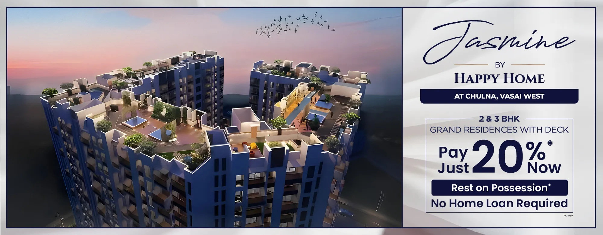 2 3 BHK Grand Residences In Vasai West