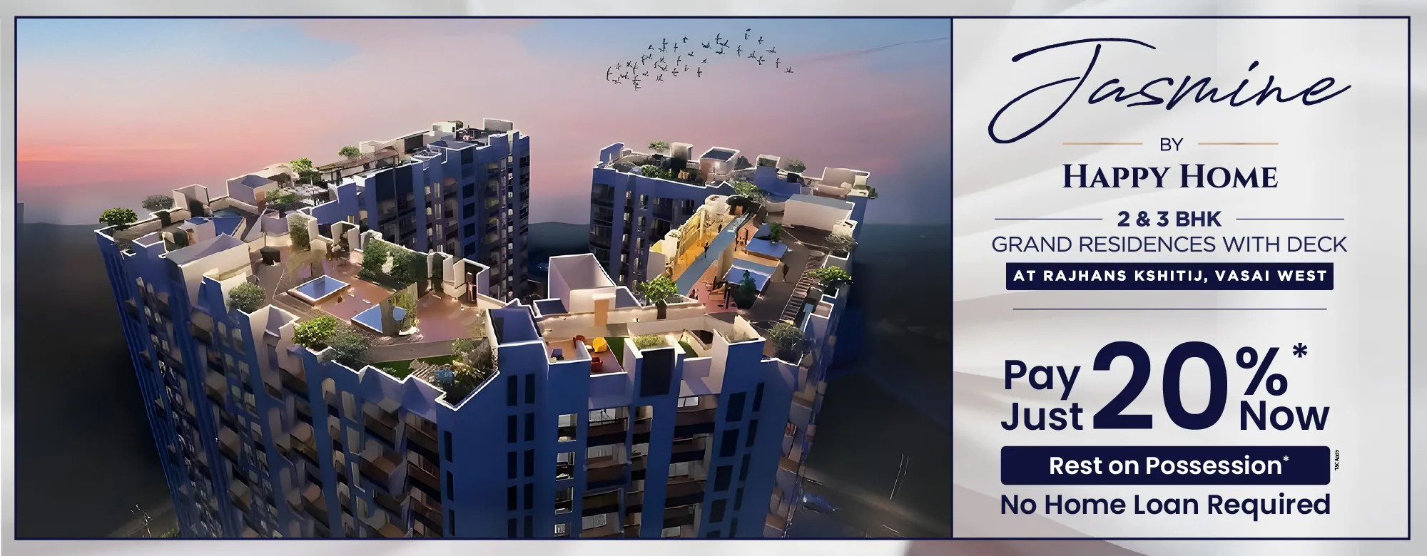 2 3 BHK Grand Residences In Vasai West